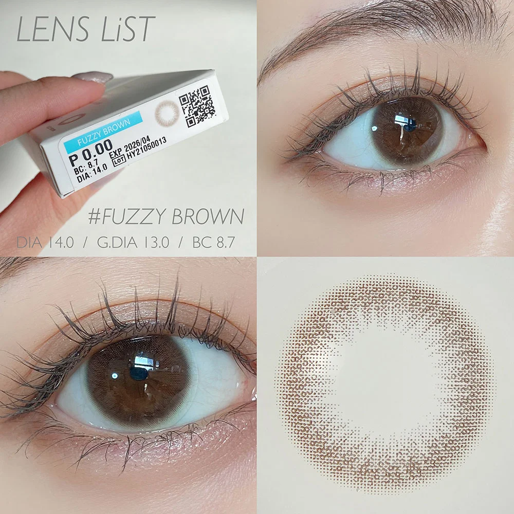 LENS LiST 1day(レンズリスト ワンデー)ファジーブラウン イメージ画像