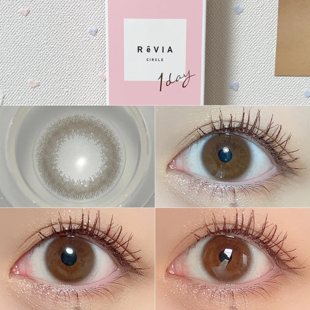 ReVIA 1day CIRCLE：ムースブラウン