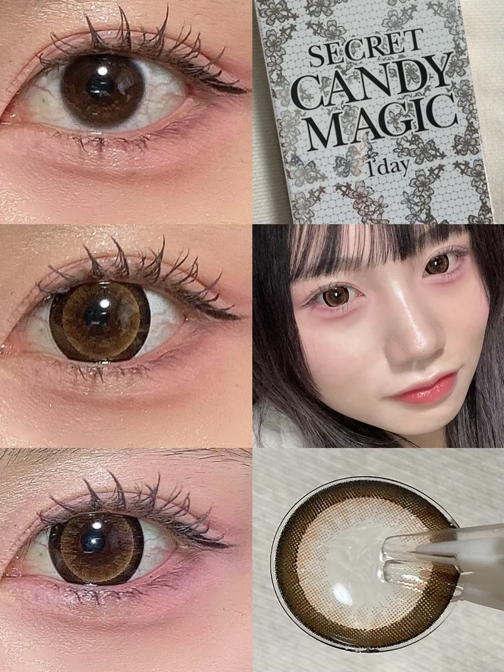 secret candymagic 1day （シークレットキャンディーマジックワンデー） NO.3Brown NO.3ブラウン