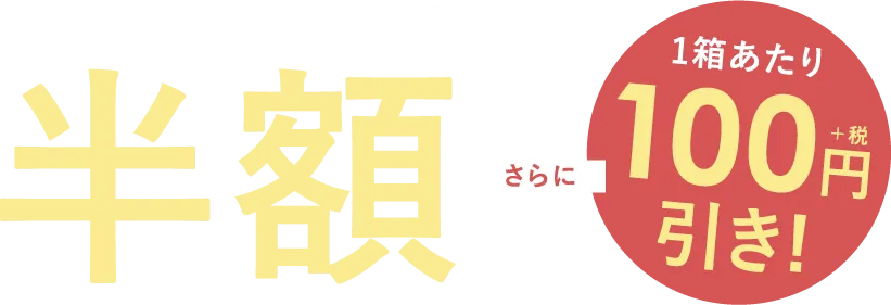 LENS LiST定期便なら 半額＋さらに1箱あたり100円（税抜）引き!