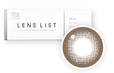 LENS LiST シリコーン 1day ベアリーブラウン