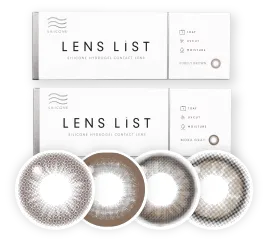 LENS LiST シリコーン 1day カラーコンタクトレンズ