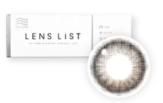 LENS LiST シリコーン 1day モカグレー