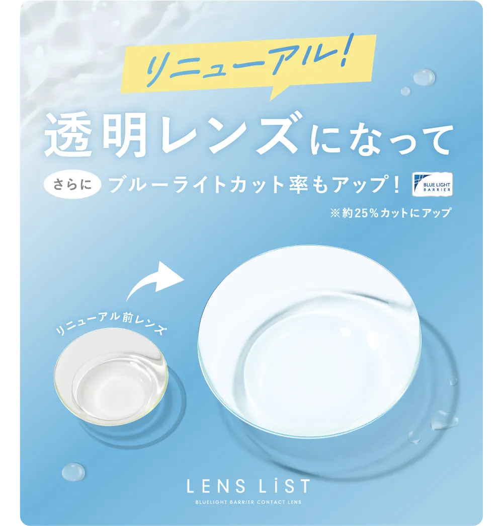 クリアコンタクトレンズリニューアル