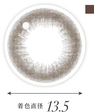 遠近両用カラコン　ブラウン　BROWN