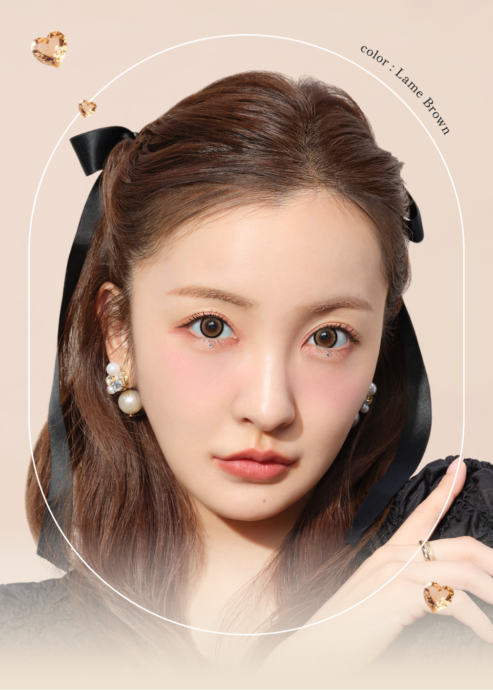 板野友美さんバターブラウン着用イメージ