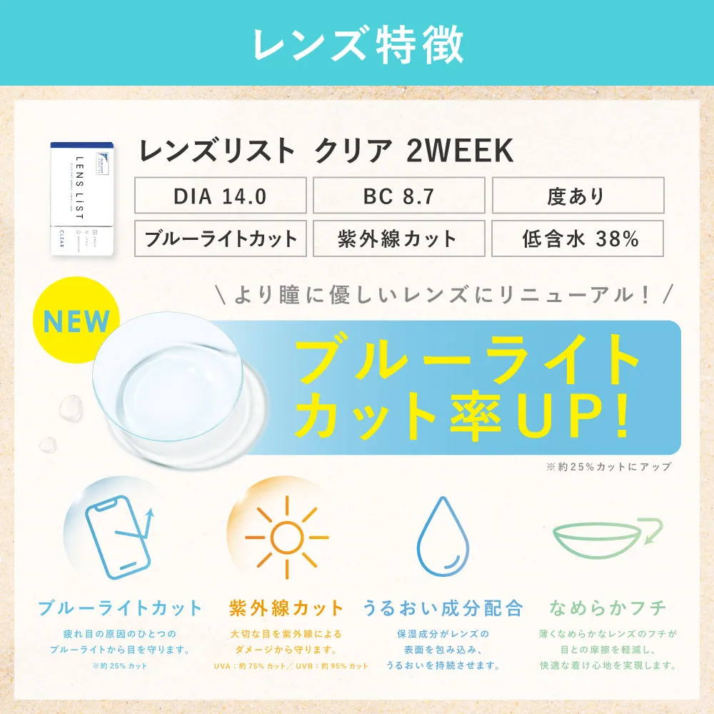 レンズ特徴
