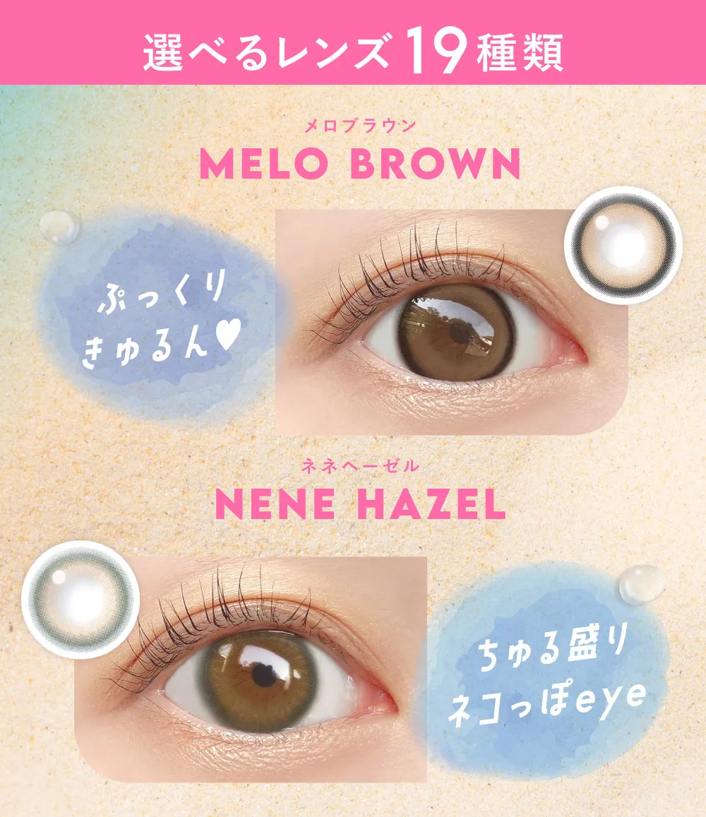 選べるレンズ 19種類