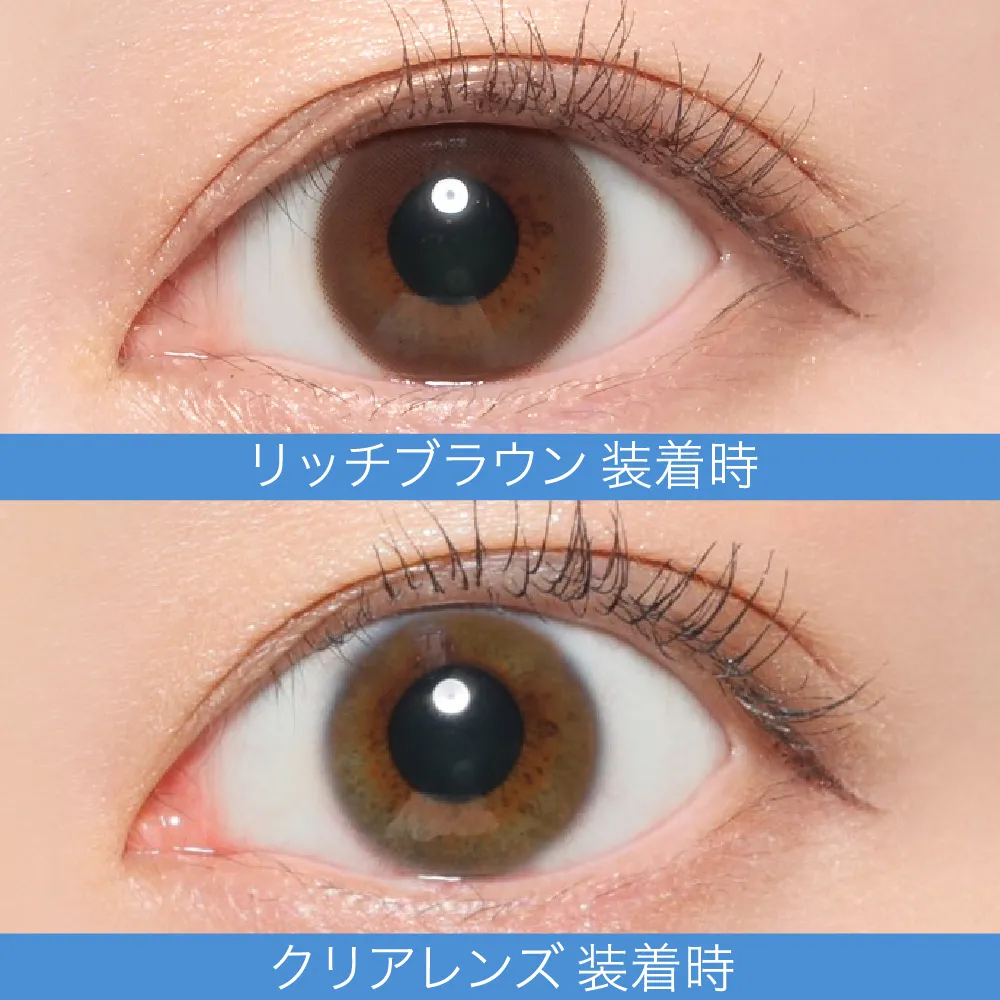 4箱セット】 LENS LiST 1day 2week クリアレンズ サークルレンズ