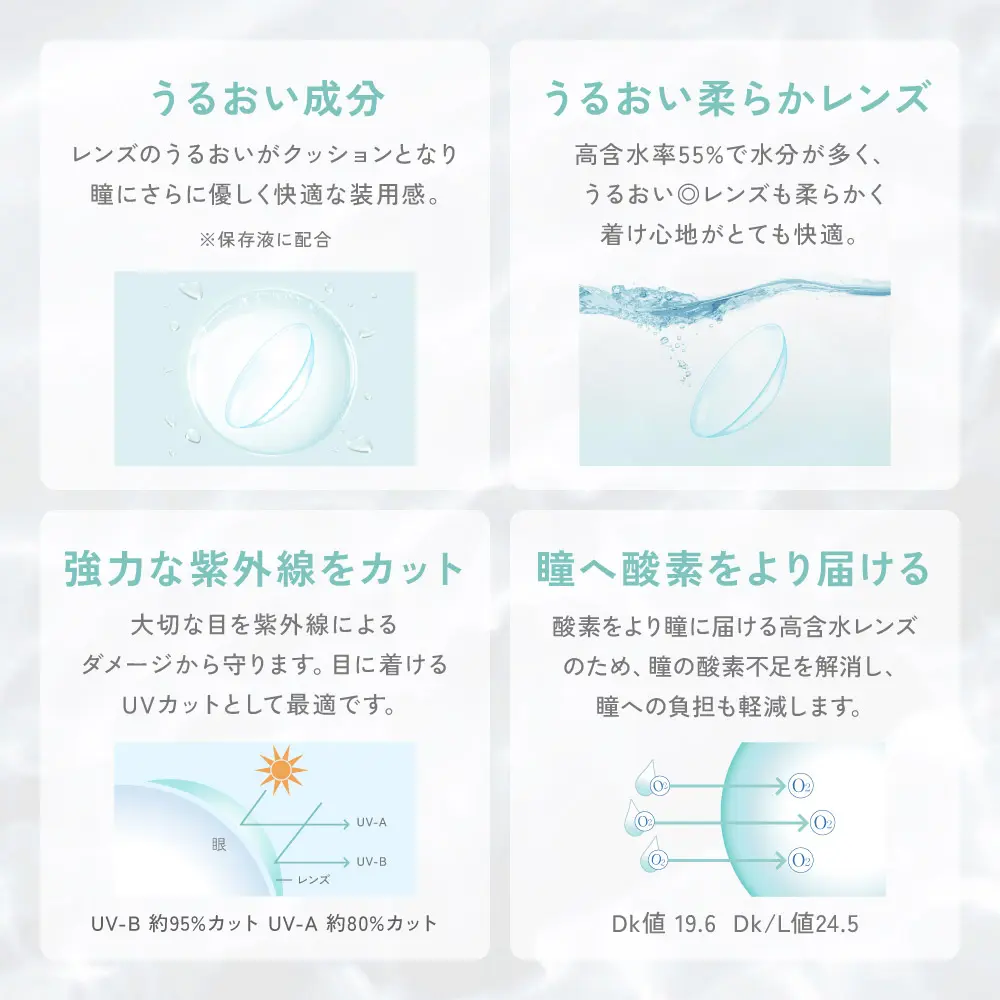 もれなく2箱無料】 高含水 ReVIA CLEAR 1day クリア 6箱セット 1箱30枚