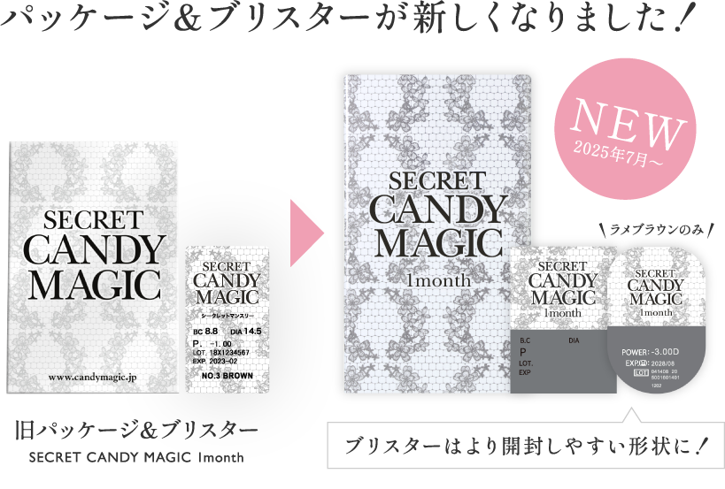パッケージ＆ブリスターが新しくなりました！